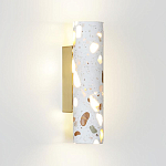 Бра с цилиндрическим белым бетонным плафоном Terrazzo Light варинант исполнения - 1 | Loft Concept в Нижнем Новгороде