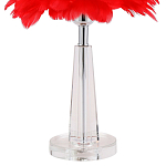 Настольная лампа с перьями Plumage Red Table Lamp варинант исполнения - 3 | Loft Concept в Нижнем Новгороде