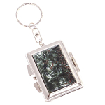 Зеркало брелок складное двухстороннее из натурального камня Серафинит Stone Mirrors варинант исполнения - 1 | Loft Concept в Нижнем Новгороде