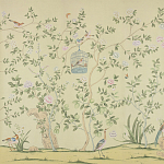 Обои ручная роспись Askew Verdigris  варинант исполнения - 4 | Loft Concept в Нижнем Новгороде