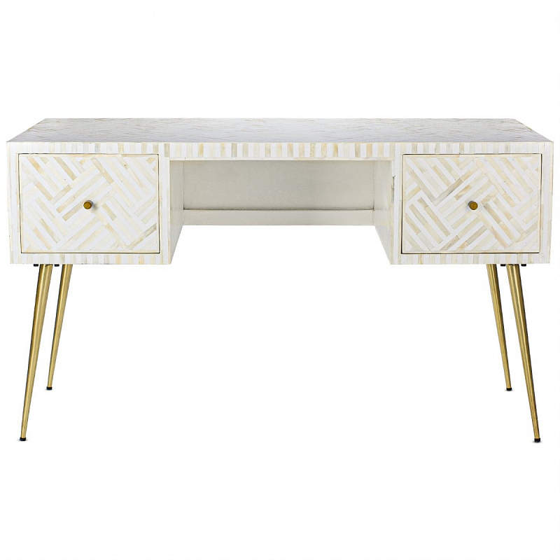 Стол Cream Indian Bone Inlay table Кремовый в Нижнем Новгороде | Loft Concept 