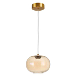 Подвесной светильник с янтарным рифленым стеклянным плафоном Ferm Living варинант исполнения - 2 | Loft Concept в Нижнем Новгороде