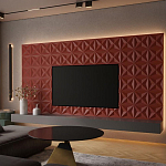 Гипсовая 3D панель с принтографией PM-11 варинант исполнения - 1 | Loft Concept в Нижнем Новгороде