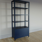 Стеллаж со стеклянными полками Elsa Dreams Blue варинант исполнения - 7 | Loft Concept в Нижнем Новгороде