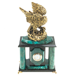 Часы настольные из натурального камня с декором в виде орла Eagle Stone Clock варинант исполнения - 5 | Loft Concept в Нижнем Новгороде