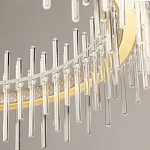 Люстра круглая с прозрачными стеклянными трубками 51 см Nembus варинант исполнения - 8 | Loft Concept в Нижнем Новгороде