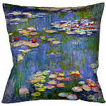 Подушка декоративная Лилии Impressionism in Art варинант исполнения - 1 | Loft Concept в Нижнем Новгороде