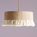 Люстра круглая плетеная с кисточками Solar Glow варинант исполнения - 6 | Loft Concept в Нижнем Новгороде