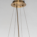 Люстра подвесная круглая с овальными подвесками из стекла дымчатого цвета Harlow Crystal Round варинант исполнения - 5 | Loft Concept в Нижнем Новгороде