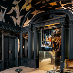 Обои ручная роспись в стиле Арт-деко Symphony Original colourway on Flint silk dupion варинант исполнения - 4 | Loft Concept в Нижнем Новгороде