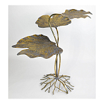 Столик приставной с тремя столешницами Тропические листья Tropical Forest gold варинант исполнения - 3 | Loft Concept в Нижнем Новгороде