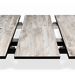 Стол обеденный раздвижной с прямоугольной бежевой столешницей Magali варинант исполнения - 6 | Loft Concept в Нижнем Новгороде