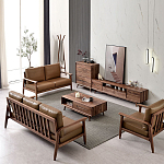 Тумба под телевизориз массива дерева TV Stand made of Walnut Wood варинант исполнения - 4 | Loft Concept в Нижнем Новгороде