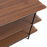 ТВ-тумба с полками из массива ореха Derick Wooden TV Stand варинант исполнения - 3 | Loft Concept в Нижнем Новгороде