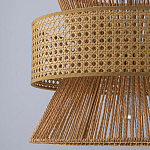 Подвесной светильник с абажуром из натуральных материалов Light Inside the Cell варинант исполнения - 9 | Loft Concept в Нижнем Новгороде