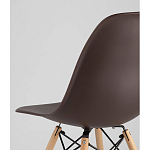 Пластиковый стул на ножках из массива бука Eames Brown варинант исполнения - 3 | Loft Concept в Нижнем Новгороде