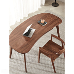 Стол рабочий округлой формы с ящиком  Working Moonnut Table варинант исполнения - 6 | Loft Concept в Нижнем Новгороде