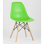 Пластиковый стул на ножках из массива бука Eames Light Green варинант исполнения - 1 | Loft Concept в Нижнем Новгороде