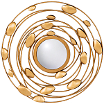 Зеркало в круглой раме украшенной раковинами с жемчугом Pearl in the Gleam варинант исполнения - 1 | Loft Concept в Нижнем Новгороде