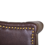 Диван из натуральной кожи на 4-х деревянных ножках из массива бука Thomas Seating brown варинант исполнения - 5 | Loft Concept в Нижнем Новгороде