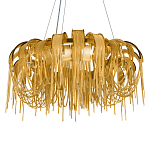 Люстра круглая подвесная с металлическими дугами и длинными цепочками 80 см Atlantis Chain варинант исполнения - 15 | Loft Concept в Нижнем Новгороде