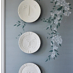 Обои ручная роспись Jasmine Standard colourway on Wood Ash slub silk варинант исполнения - 3 | Loft Concept в Нижнем Новгороде