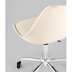 Офисный стул на металлическом основании EGGERY Beige пластик варинант исполнения - 3 | Loft Concept в Нижнем Новгороде