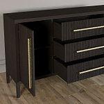 Буфет Primo с тремя ящиками и двумя фасадами Темный орех варинант исполнения - 6 | Loft Concept в Нижнем Новгороде