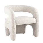 Кресло дизайнерское для лаунж зоны жемчужного цвета Pearl Lounge варинант исполнения - 10 | Loft Concept в Нижнем Новгороде