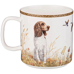 Кружка из фарфора с изображением фазанов и собаки 400 мл Hunting Porcelain Collection варинант исполнения - 1 | Loft Concept в Нижнем Новгороде