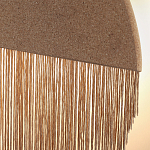 Бра круглое натуральная пробка с бахромой Natural Cork варинант исполнения - 2 | Loft Concept в Нижнем Новгороде