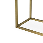 Консоль прямоугольная на золотом каркасе с 2-мя ящиками Warwick варинант исполнения - 3 | Loft Concept в Нижнем Новгороде