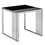 Столик журнальный с черной стеклянной столешницей Embodiment of Contemporary Art  варинант исполнения - 1 | Loft Concept в Нижнем Новгороде