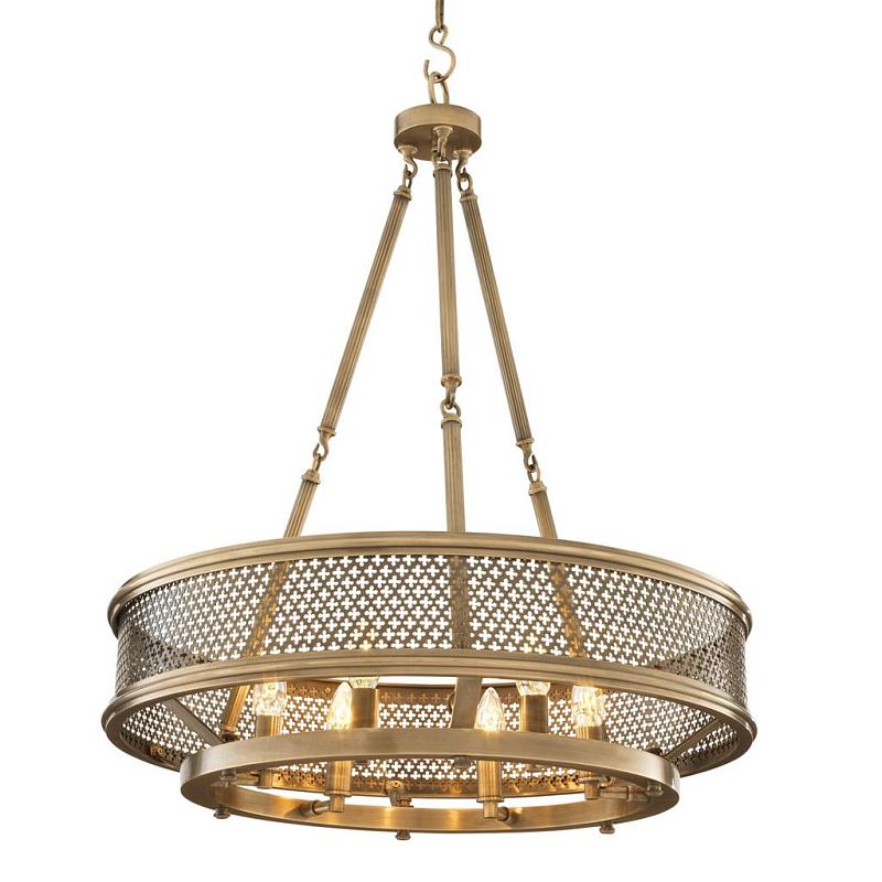 Люстра Eichholtz Chandelier Savoie Латунь Античная полированная в Нижнем Новгороде | Loft Concept 