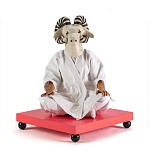 Дизайнерский кофейный стол на круглых ножках Poltronova T02 Pink Coffee Table варинант исполнения - 4 | Loft Concept в Нижнем Новгороде