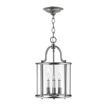 Подвесной светильник с прозрачным стеклянным цилиндрическим плафоном в классическом стиле на цепи Hinkley варинант исполнения - 5 | Loft Concept в Нижнем Новгороде