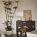 Настольная лампа с прямоугольным основанием из натурального камня c тканевым абажуром Lapis Tiburtinus варинант исполнения - 5 | Loft Concept в Нижнем Новгороде