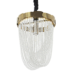 Подвесная люстра с хрустальными подвесками Riche Crystal Metal Chandelier 1 варинант исполнения - 1 | Loft Concept в Нижнем Новгороде