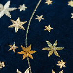 Обои с вышивкой ручной работы Cosmos Original colourway on velvet варинант исполнения - 2 | Loft Concept в Нижнем Новгороде