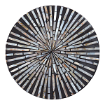 Столик с инкрустацией с перламутровым узором Dominic Black варинант исполнения - 2 | Loft Concept в Нижнем Новгороде