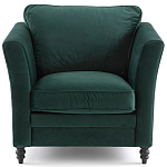 Кресло с обивкой из хлопкового велюра Porter Green Armchair варинант исполнения - 2 | Loft Concept в Нижнем Новгороде