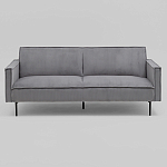 Диван современный вельветовый прямой Worcester Серый варинант исполнения - 2 | Loft Concept в Нижнем Новгороде