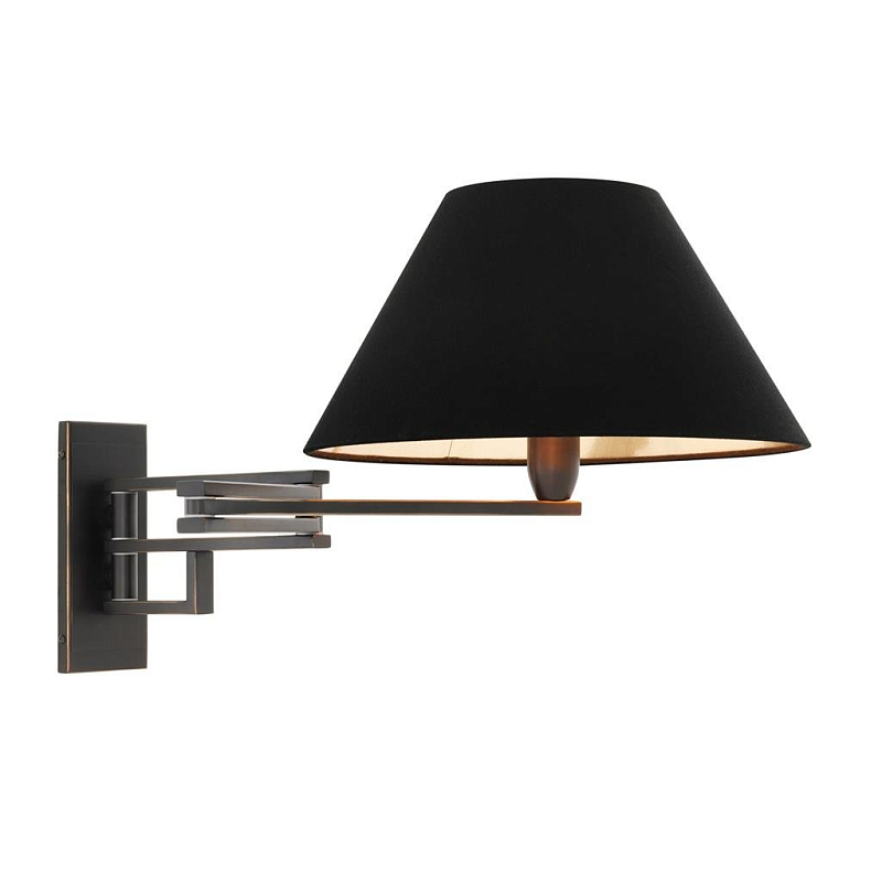 Бра Wall Lamp Lutetia Bronze Темная бронза Черный в Нижнем Новгороде | Loft Concept 