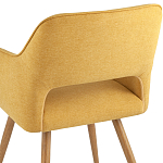 Стул в рогожке желтого цвета NEASAN STOOL варинант исполнения - 6 | Loft Concept в Нижнем Новгороде