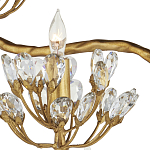 Торшер золотой в виде растения Golden Flower Glade варинант исполнения - 1 | Loft Concept в Нижнем Новгороде