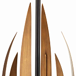 Торшер с основанием в виде стебля с листьями и тканевым абажуром Flowing Leaves варинант исполнения - 2 | Loft Concept в Нижнем Новгороде