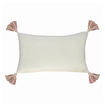 Чехол на подушку с кисточками и вышивкой птиц Ethnic mix Birds Rect варинант исполнения - 4 | Loft Concept в Нижнем Новгороде