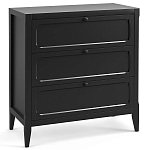 Комод с 3-мя ящиками черный Silva Black Chest of Drawers варинант исполнения - 1 | Loft Concept в Нижнем Новгороде