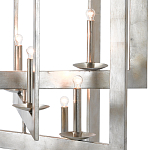 Люстра серебряная из пересекающихся квадратных элементов Intersecting Squares  варинант исполнения - 1 | Loft Concept в Нижнем Новгороде