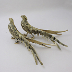 Статуэтка бронзовая пара Фазаны золотые Bronze Birds варинант исполнения - 2 | Loft Concept в Нижнем Новгороде